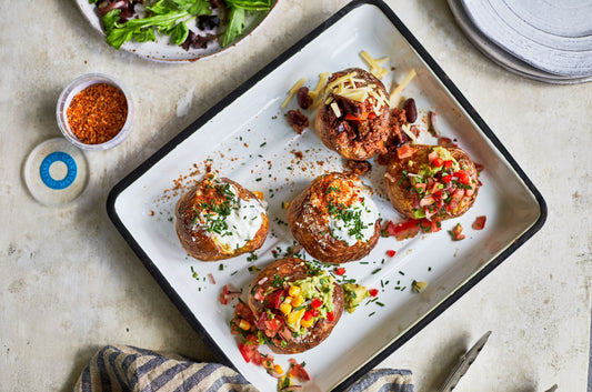 Airfryer Jacket Potatoes with Cornish Sea Salt