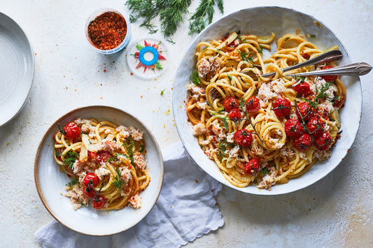 Indulgent Chilli Crab Pasta with Cornish Sea Salt Chilli Hit