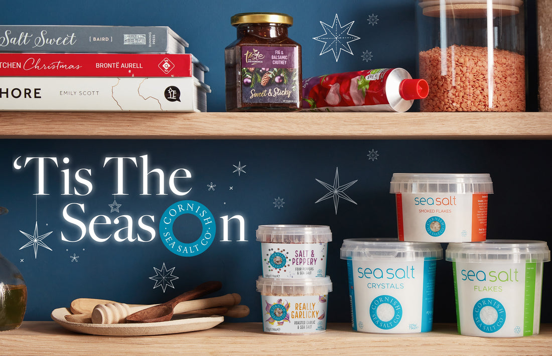 Christmas cooking with Cornish Sea Salt available at Sainsbury's