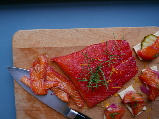 Vodka Cured Salmon