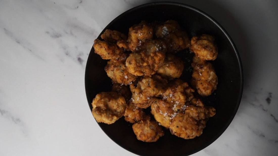 Popcorn Chicken with Cornish Sea Salt Crystals