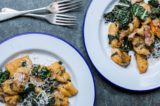 Squash Gnocchi with Sage & Bacon