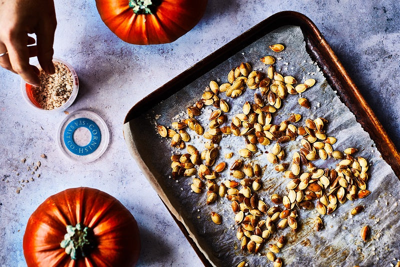 Toasted Pumpkin Seeds with smoked salt