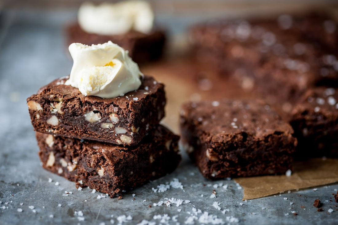 Chocolate Brownies with Cornish Sea Salt