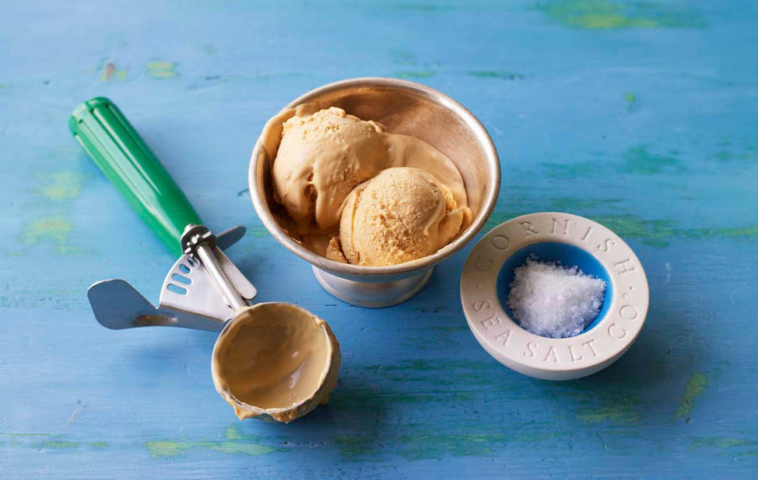 Sweet & Salty No-Churn Salted Caramel Ice Cream