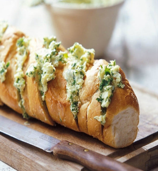 Homemade Garlic Cheesey and Parsley Bread