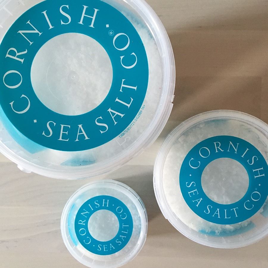 Reusing Cornish Sea Salt pots